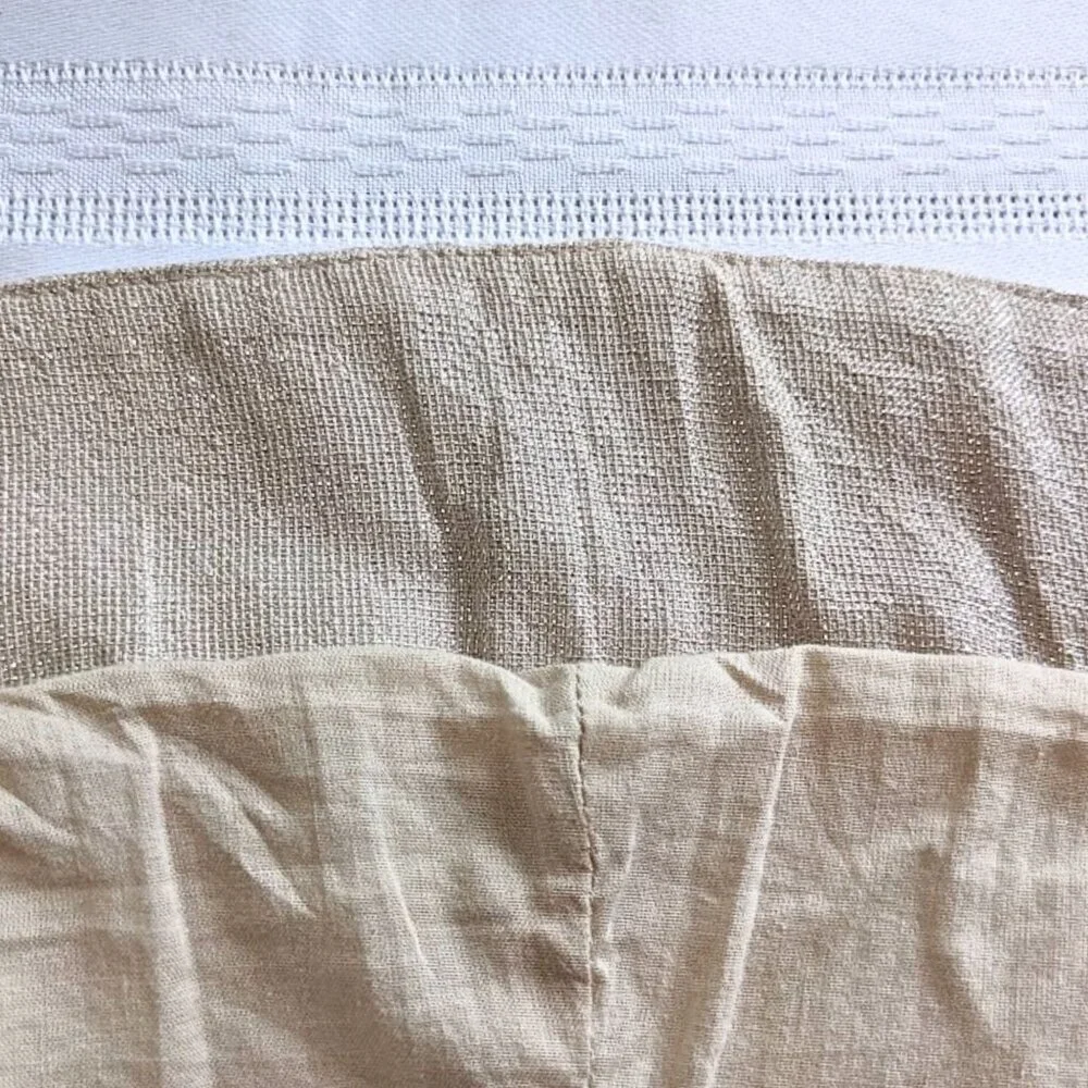 Vintage Y2K CHICOS Embellished Metallic Beige Aztec Beaded Cocktail Jacket Sz 1 - Picture 7 of 10